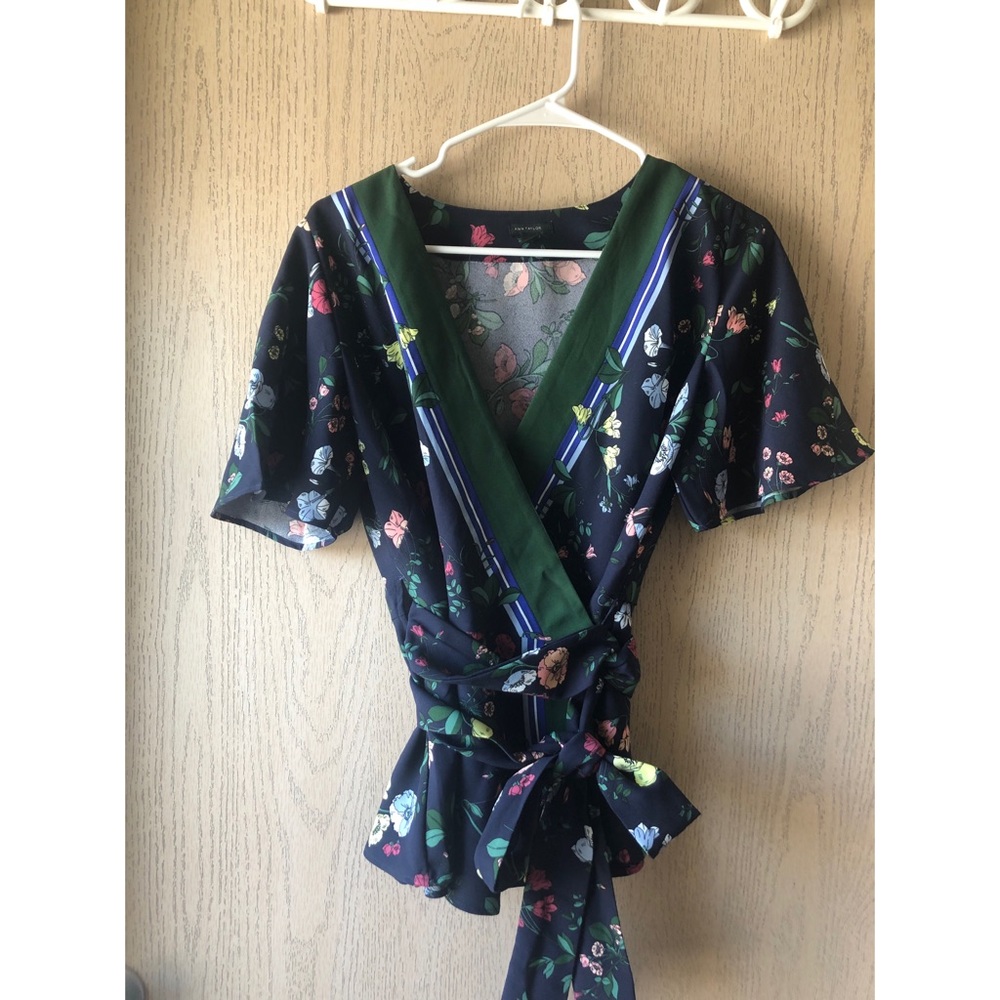 Ann Taylor Wrap Blouse
